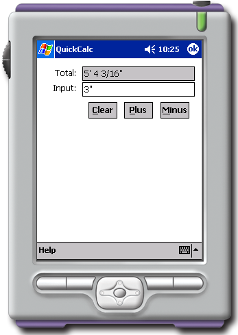 QuickCalc Screen Shot